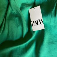 Zara abito verde nuovo taglia L