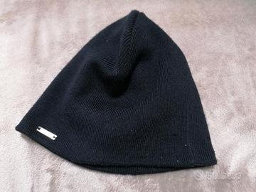 Cappellino lana blu
