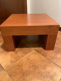 Tavolino quadrato basso stile giapponese