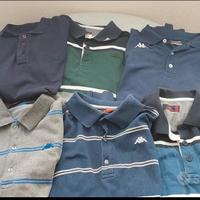 N. 6 Polo maniche lunghe taglia M Kappa e Fila