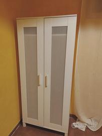 Armadio Ikea bianco a due ante