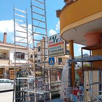 tra battello alluminio alto 5.5 MT base 100x155