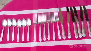 set posate silver 