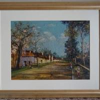 A. Maddaluno - Vecchio quadro dipinto ad olio