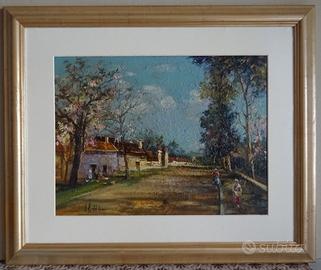 A. Maddaluno - Vecchio quadro dipinto ad olio