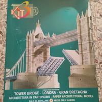 tower bridge architettatura in cartoncino 