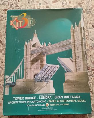 tower bridge architettatura in cartoncino 