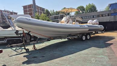 SACS 875 CON CABINA MOTORI SELVA 150 CARRELLABILE