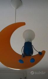 Lampadario cameretta “omino sulla luna”