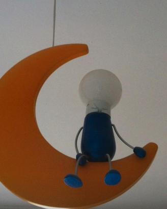 Lampadario cameretta “omino sulla luna”