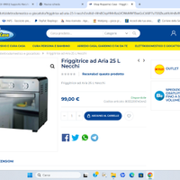 Necchi NK1025 forno e friggitrice ad aria - L. 25