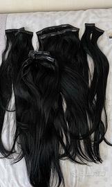 Extension capelli Clip-In Foxy Locks 24” nere