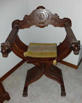 Sedia legno Savonarola