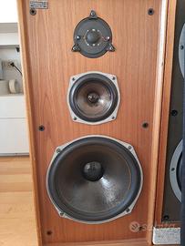 Celestion Ditton 44 con basi marmo e cavi