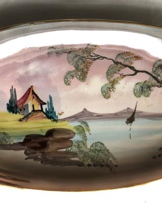 centrotavola tavola vintage Ceramica Fiamma