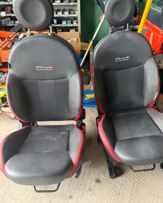 Tapezzeria , sedili Fiat 500 sport