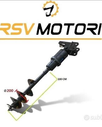 Trivella idraulica miniescavatore Diametro 200mm R