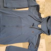 Tuta Adidas cotone con cappuccio