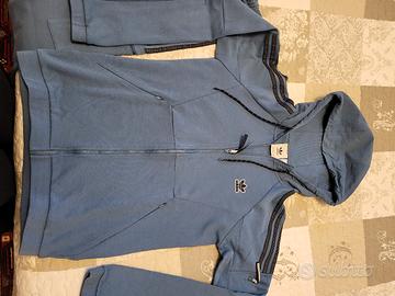 Tuta Adidas cotone con cappuccio