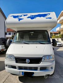 Camper mansardato Adrial coral 670 sk