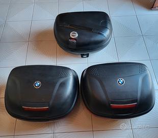 Tris valigie GIVI + telaio + piastra per BMW