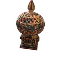 Lampada/Portacandela decorativa in ceramica