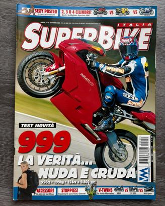 Rivista Superbike 09/2002 Ducati 999+SEXY POSTER