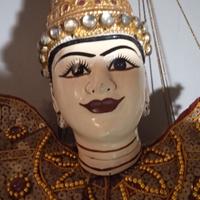 Marionetta tradizionale birmana Yoke Thé