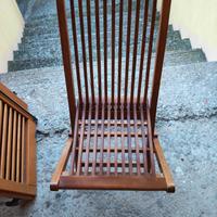 Sedie in legno da esterno 