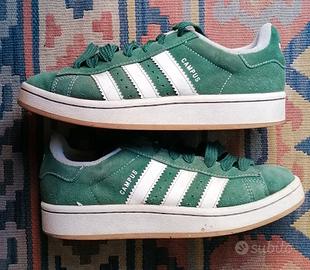 Scarpe Adidas Campus verdi, 36,5