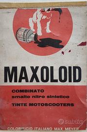 Campionario tinte MOTO GUZZI anni 50 60 Max meyer