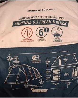 tenda arpenaz 6.3 F&B
