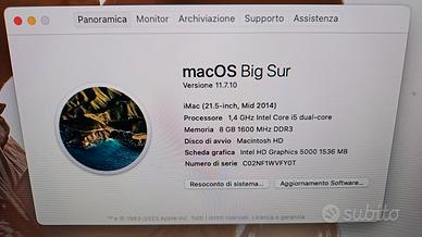 iMac 21.5-inch, Mid 2014