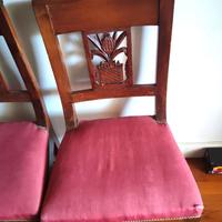 4 sedie noce stile Impero