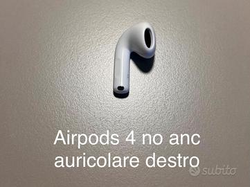 Airpods 4 no anc auricolare destro/sinistro