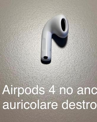 Airpods 4 no anc auricolare destro/sinistro