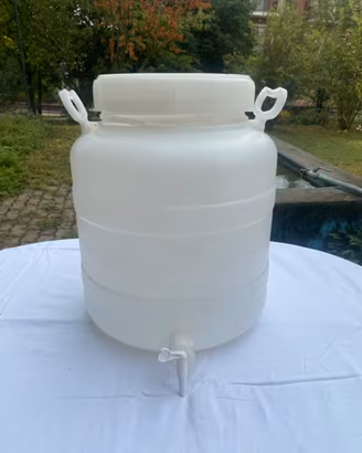 Bidone in Plastica Alimentare 30L Ecoplast con Rub