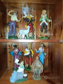 Statue presepe + Natività 