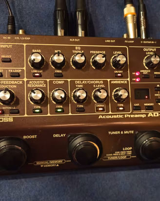 Boss AD-10 Acoustic Preamp DI