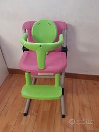 Seggiolone slex brevi sedia trasformabile mantova