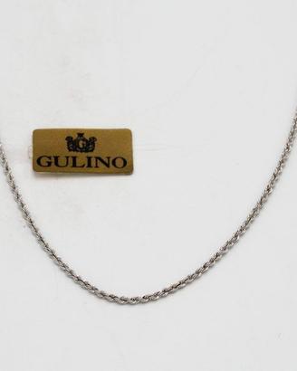 Collana donna orobianco18kt cordoncino  A.76