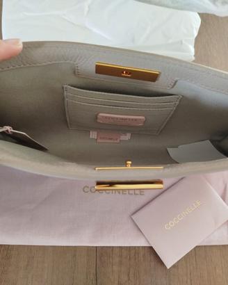 Borsa pochette tracolla coccinelle beige nuova