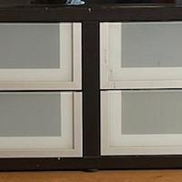 Mobile porta TV marrone scuro con 4 cassetti IKEA