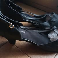 Scarpe da ballo nere pelle n. 40