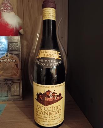 Vino 1966 "Marchesi di Barolo, vecchio maniero"