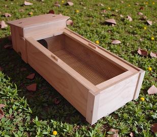 Terrario per tartarughe 80x40x20 lati chiusi