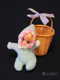 Fiammiferino in cesta vimini Vintage