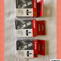3 Cartucce Canon - BCI-6BK -