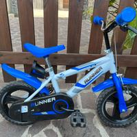 Bicicletta bambino blu 12”