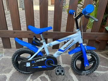 Bicicletta bambino blu 12”